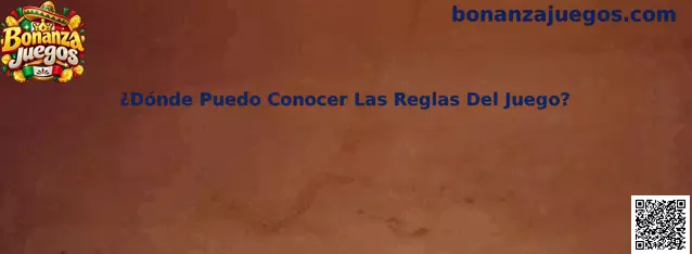 Guía de Bonanza Juegos para localizar y consultar las reglas del juego