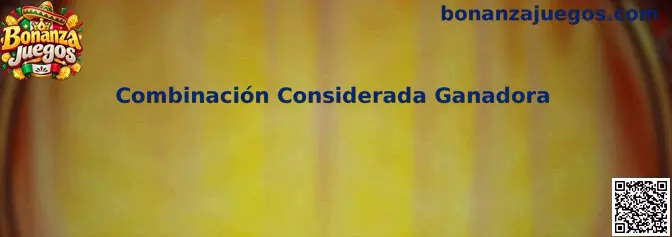 Guía visual sobre una combinación considerada ganadora en Bonanza Juegos